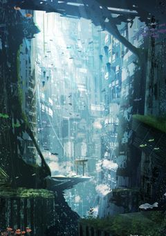 田舎の神社のその奥に。