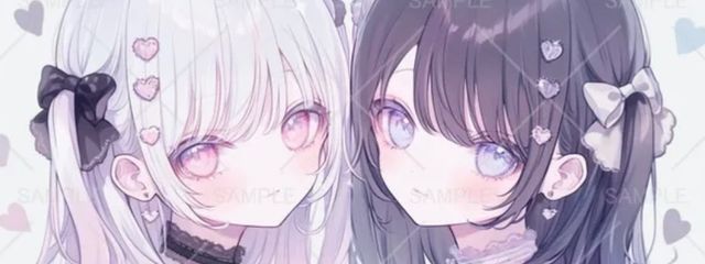 れあ🩷☁️⚡️💫ひなたとペア画ちゅ〜！@ステラ💫🌠さんの壁紙画像