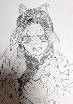 画伯による落書き