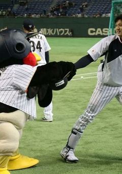 野球選手って。