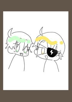 虹桃お絵描き