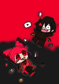 ハズビンホテルの世界に入ってしまった悪魔3人