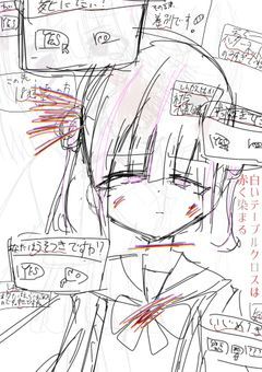 【 白いテーブルクロスは赤く染まる 】