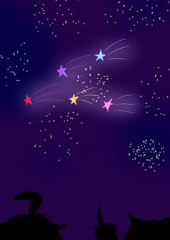輝く星の煌めきを