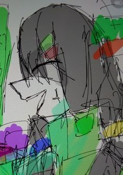お絵描きする場所