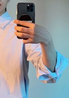 曲がり角で。