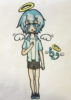 イラストをもう一つの垢に提供する部屋。見たら
