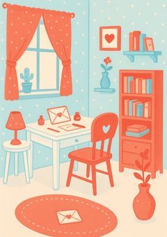 莉夢のひそやかラブレター部屋