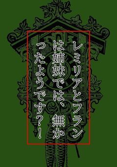レミリアとフランは姉妹では、無かったようです？！