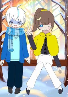 柚子の木の上に雪が積もる