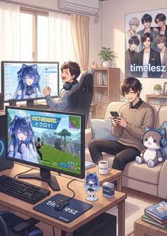 画面越しのビクロイと、リビングのアイドル