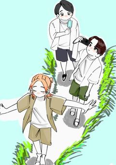 僕らは、田舎で唯一の子供3人だというらしい。