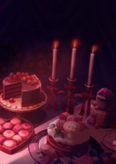 暗闇の中、光る宝石