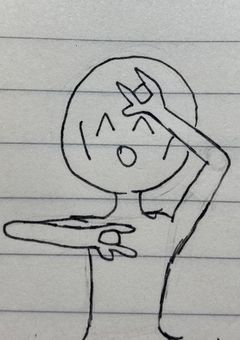 お絵描き描き