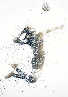 　【 HQ 】　コートの向こうの境界線.　