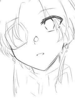 透音が絵を描く