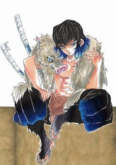 いつも猪の被り物を被ってたがある日取れてしまってみんなに好かれた伊之助？！