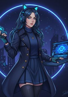 大人っぽいゲーム好き少女