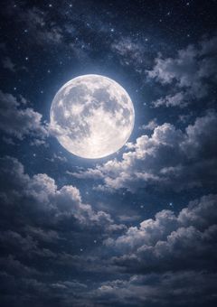 満月の夜に
