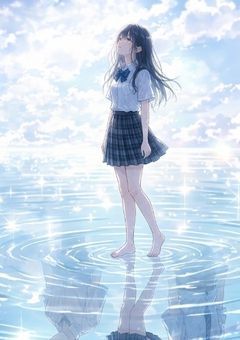 水面に映った君は、もういない。