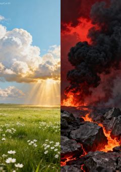 地獄の光と天国の闇