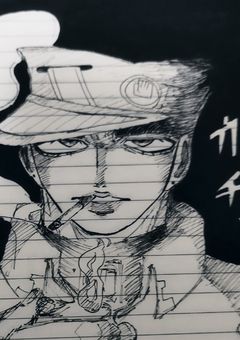 君がッジョジョ絵を見てくれるまで描くのをやめないッ！