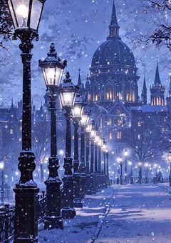 【 fw 】初 雪 が 降 る 夜 に