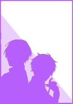 1本の紫傘と未蓮の花