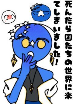 死んだら国たちの世界に来てしまいました！