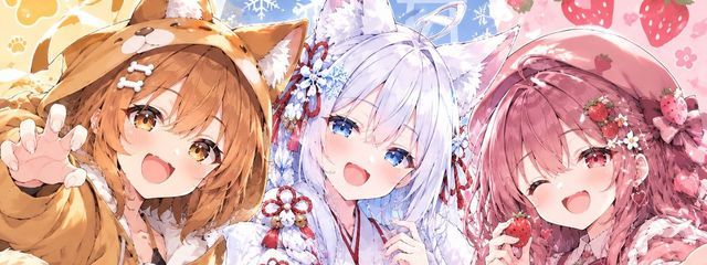 雪狐ノつき🎑@リア友とペア画中さんの壁紙画像