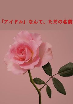 「アイドル」なんて、ただの名前