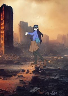 ［LINE］荒廃した世界の真ん中で