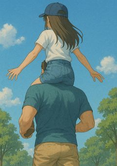 肩車、もう一度だけ