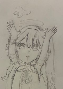 イラストをたまに載せると思うよ、