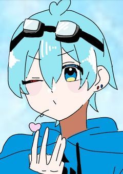 いんくの水色は1人の女の子に夢中
