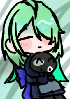 P｜ミントグリーンの造花 　【 配信部屋 】