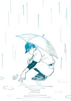 雨の日は天森くんと。