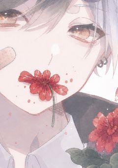 【合作】　赤いゼラニウム