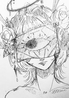 わちきとお絵描き。