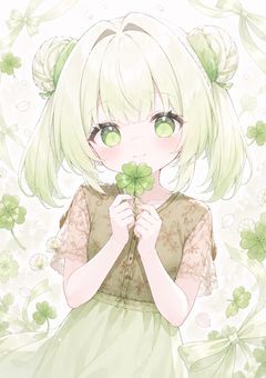 ☘︎ I'll give it to you, just one four leaves.