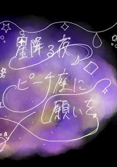星降る夜、ピーチ座に願いを