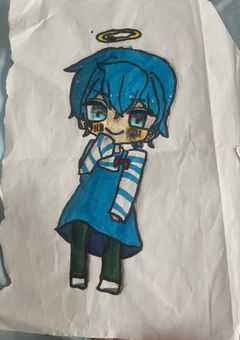 うちのあかさか様の絵をのせます。