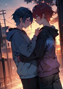 夕焼け空の下から君へ