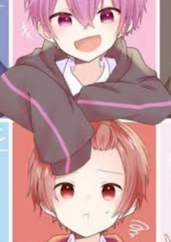 犬系男子と猫系男子(桃× 赤)