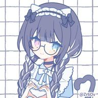 ひまじん@リレーで1週間名前変更&猫耳メイド（あかり）さんのアイコン画像