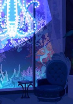 珊瑚の海にはホタテがいます。