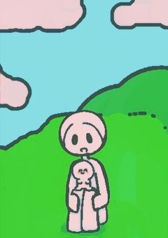 らくがき　しかないよ