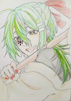 描いたイラスト載せる2