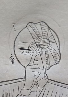 ゴミ絵師がイラストを見せる