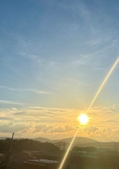 空の写真と雑談